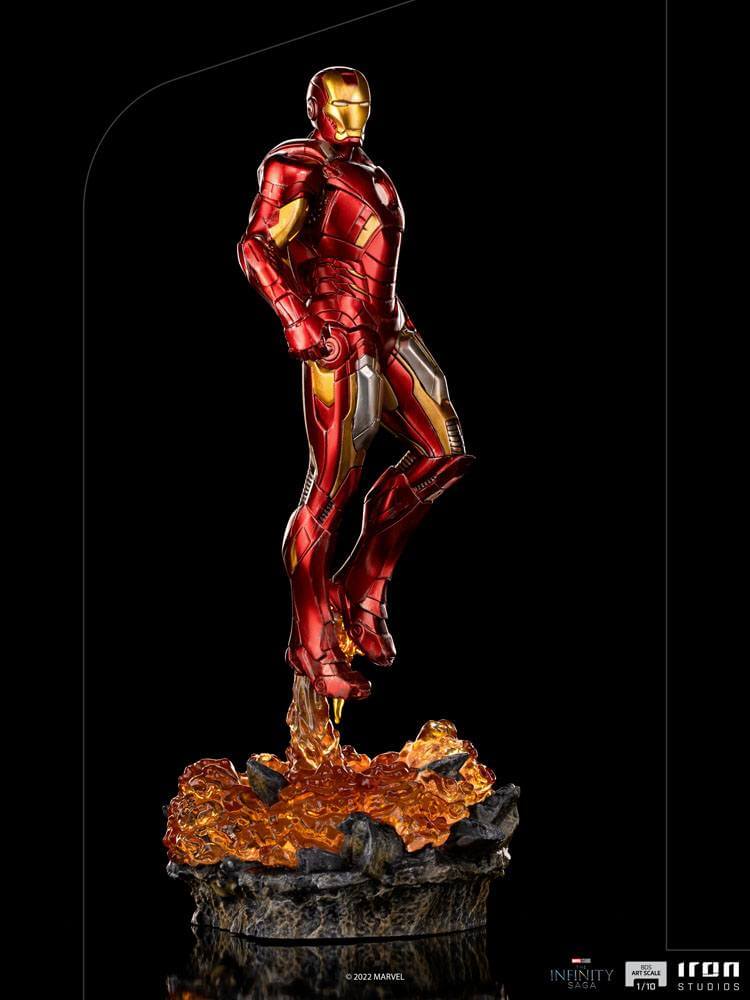 The Infinity Saga BDS Art Scale Statue 1/10 Iron Man Battle of NY 28cm - Scale Statue - Iron Studios - Hobby Figures UK