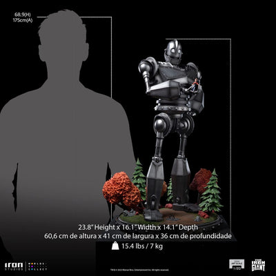 The Iron Giant Demi Art Scale Statue 1/20 Iron Giant & Hogarth Hughes 60cm - Scale Statue - Iron Studios - Hobby Figures UK