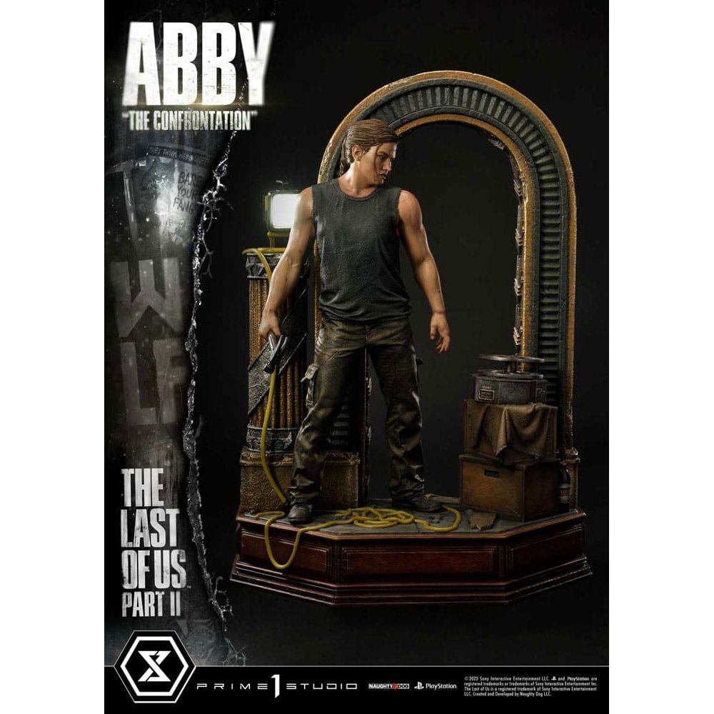The Last of Us Part II Ultimate Premium Masterline Series Statue 1/4 Abby "The Confrontation" Regular Version 58cm - Scale Statue - Prime 1 Studio - Hobby Figures UK