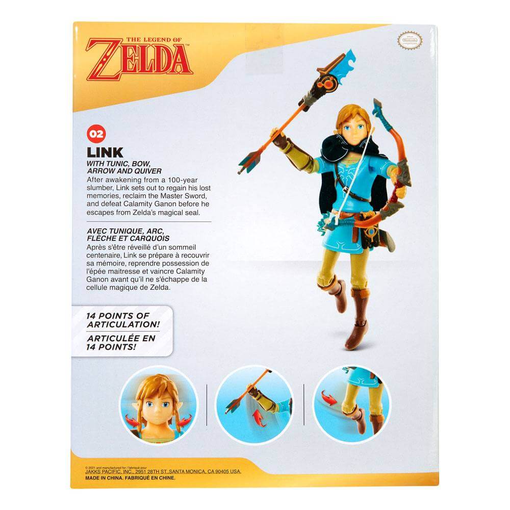 The Legend of Zelda: Breath of the Wild Action Figure Link 10cm - Action Figures - Jakks Pacific - Hobby Figures UK