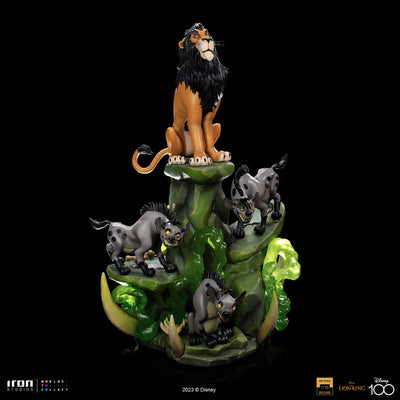 The Lion King Art Scale Deluxe Statue 1/10 Scar Deluxe 31cm - Scale Statue - Iron Studios - Hobby Figures UK
