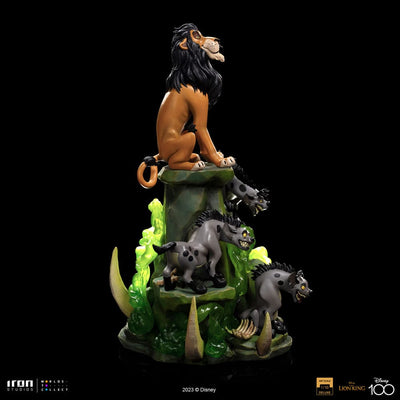The Lion King Art Scale Deluxe Statue 1/10 Scar Deluxe 31cm - Scale Statue - Iron Studios - Hobby Figures UK
