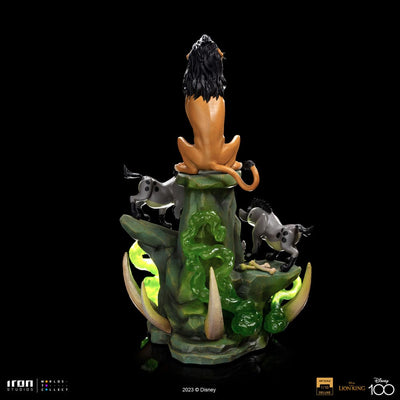 The Lion King Art Scale Deluxe Statue 1/10 Scar Deluxe 31cm - Scale Statue - Iron Studios - Hobby Figures UK