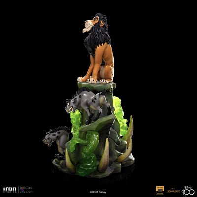 The Lion King Art Scale Deluxe Statue 1/10 Scar Deluxe 31cm - Scale Statue - Iron Studios - Hobby Figures UK