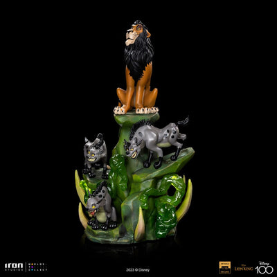 The Lion King Art Scale Deluxe Statue 1/10 Scar Deluxe 31cm - Scale Statue - Iron Studios - Hobby Figures UK