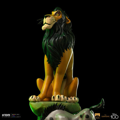 The Lion King Art Scale Deluxe Statue 1/10 Scar Deluxe 31cm - Scale Statue - Iron Studios - Hobby Figures UK