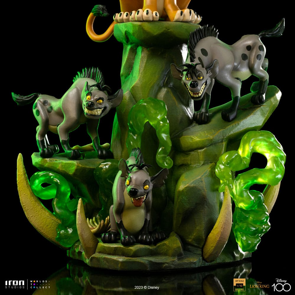 The Lion King Art Scale Deluxe Statue 1/10 Scar Deluxe 31cm - Scale Statue - Iron Studios - Hobby Figures UK