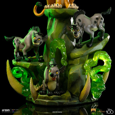 The Lion King Art Scale Deluxe Statue 1/10 Scar Deluxe 31cm - Scale Statue - Iron Studios - Hobby Figures UK