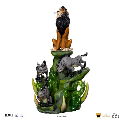 The Lion King Art Scale Deluxe Statue 1/10 Scar Deluxe 31cm - Scale Statue - Iron Studios - Hobby Figures UK