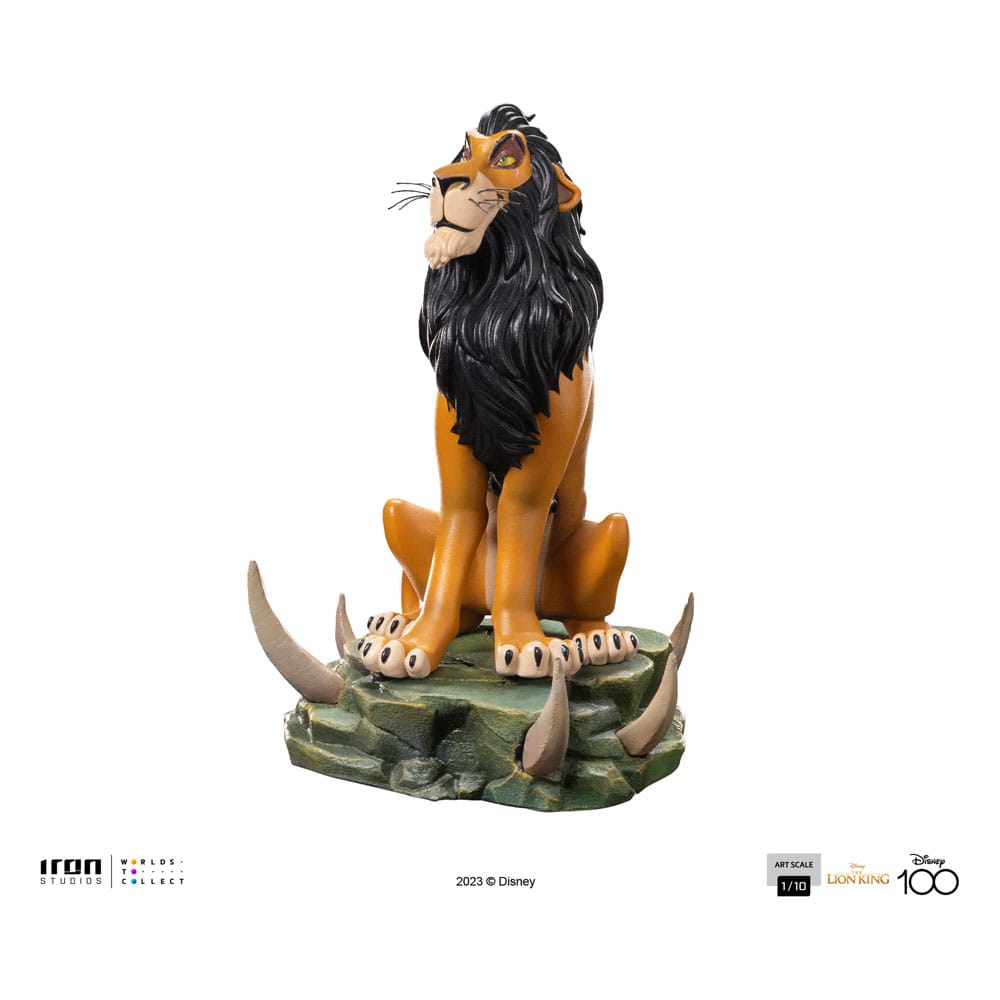 The Lion King Art Scale Statue 1/10 Scar Regular 16cm - Scale Statue - Iron Studios - Hobby Figures UK