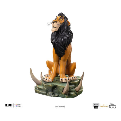 The Lion King Art Scale Statue 1/10 Scar Regular 16cm - Scale Statue - Iron Studios - Hobby Figures UK