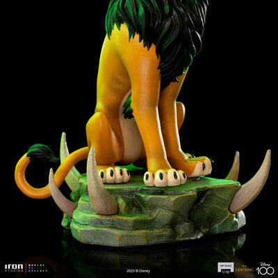 The Lion King Art Scale Statue 1/10 Scar Regular 16cm - Scale Statue - Iron Studios - Hobby Figures UK