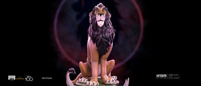 The Lion King Art Scale Statue 1/10 Scar Regular 16cm - Scale Statue - Iron Studios - Hobby Figures UK