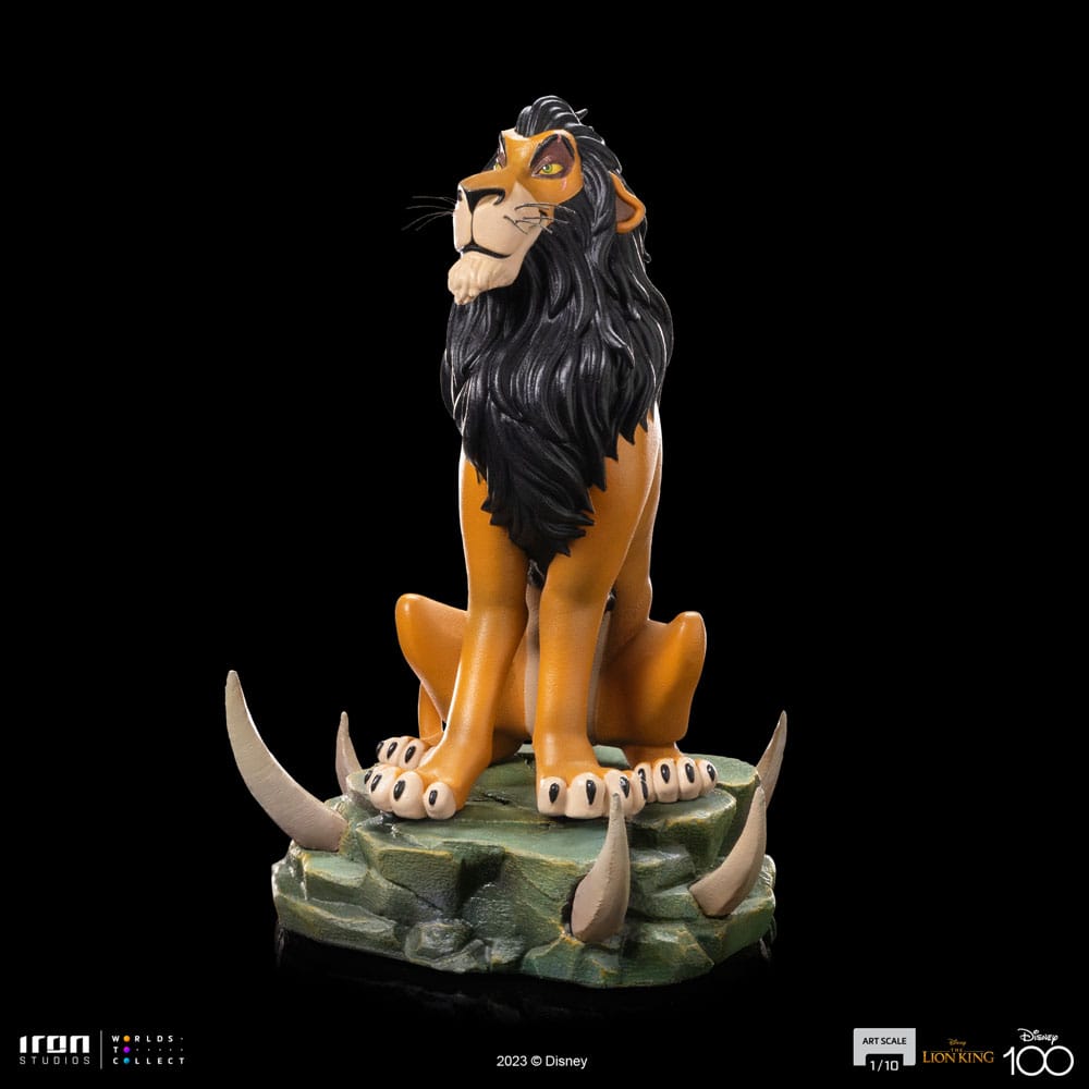 The Lion King Art Scale Statue 1/10 Scar Regular 16cm - Scale Statue - Iron Studios - Hobby Figures UK