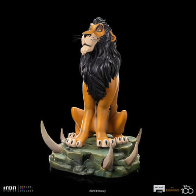 The Lion King Art Scale Statue 1/10 Scar Regular 16cm - Scale Statue - Iron Studios - Hobby Figures UK