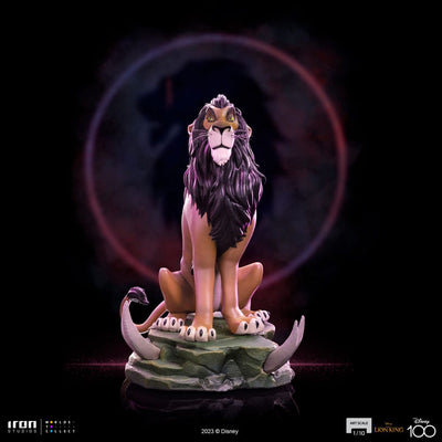 The Lion King Art Scale Statue 1/10 Scar Regular 16cm - Scale Statue - Iron Studios - Hobby Figures UK