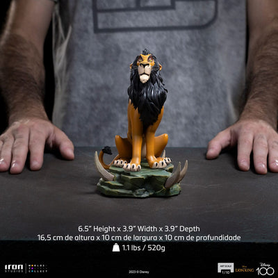 The Lion King Art Scale Statue 1/10 Scar Regular 16cm - Scale Statue - Iron Studios - Hobby Figures UK