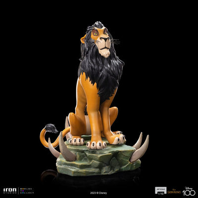 The Lion King Art Scale Statue 1/10 Scar Regular 16cm - Scale Statue - Iron Studios - Hobby Figures UK