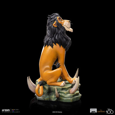 The Lion King Art Scale Statue 1/10 Scar Regular 16cm - Scale Statue - Iron Studios - Hobby Figures UK