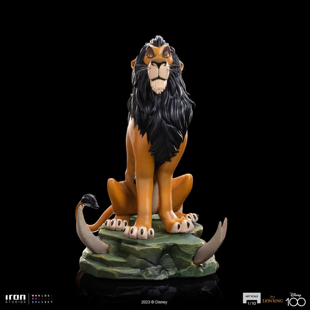 The Lion King Art Scale Statue 1/10 Scar Regular 16cm - Scale Statue - Iron Studios - Hobby Figures UK