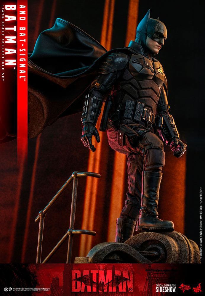 The Batman Movie Masterpiece Action Figure 1/6 Batman with Bat-Signal 31cm - Action Figures - Hot Toys - Hobby Figures UK