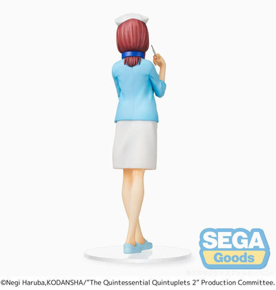 The Quintessential Quintuplets 2 SPM PVC Statue Miku Nakano Nurse Ver. 21cm - Scale Statue - Sega - Hobby Figures UK