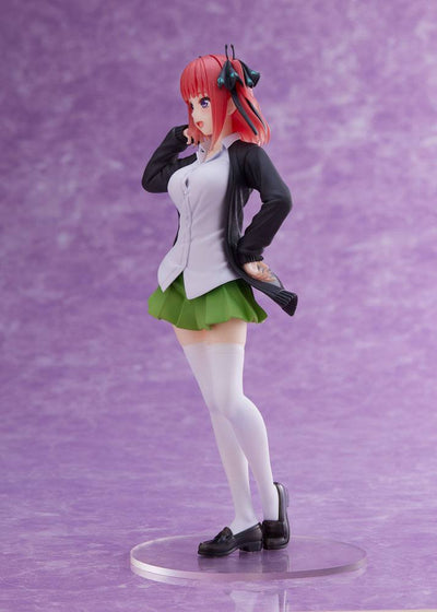 The Quintessential Quintuplets Coreful PVC Statue Nakano Nino Uniform Ver. Renewal 20cm - Scale Statue - Taito - Hobby Figures UK