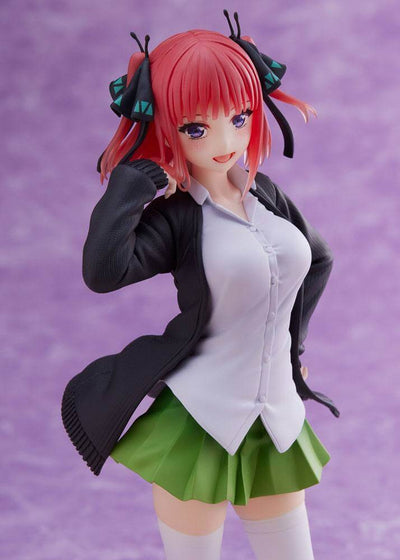 The Quintessential Quintuplets Coreful PVC Statue Nakano Nino Uniform Ver. Renewal 20cm - Scale Statue - Taito - Hobby Figures UK