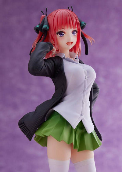 The Quintessential Quintuplets Coreful PVC Statue Nakano Nino Uniform Ver. Renewal 20cm - Scale Statue - Taito - Hobby Figures UK
