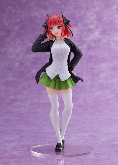 The Quintessential Quintuplets Coreful PVC Statue Nakano Nino Uniform Ver. Renewal 20cm - Scale Statue - Taito - Hobby Figures UK