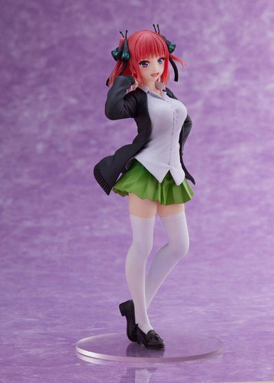 The Quintessential Quintuplets Coreful PVC Statue Nakano Nino Uniform Ver. Renewal 20cm - Scale Statue - Taito - Hobby Figures UK