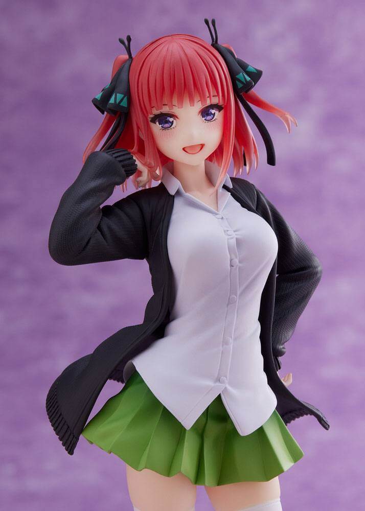The Quintessential Quintuplets Coreful PVC Statue Nakano Nino Uniform Ver. Renewal 20cm - Scale Statue - Taito - Hobby Figures UK