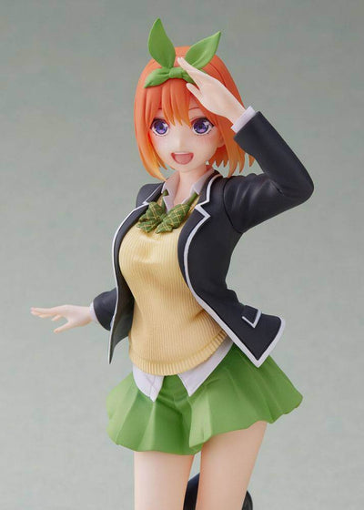 The Quintessential Quintuplets PVC Statue Yotsuba Nakano Uniform Ver. Renewal Edition 20cm - Scale Statue - Taito - Hobby Figures UK