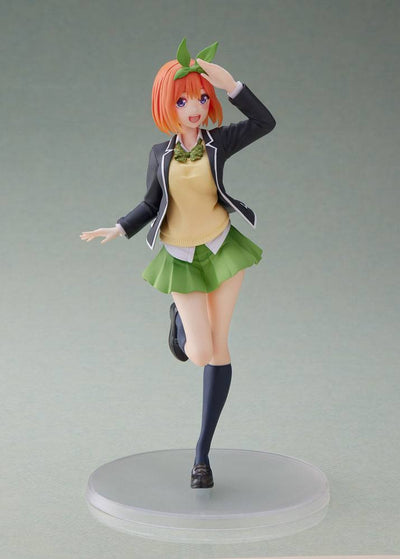 The Quintessential Quintuplets PVC Statue Yotsuba Nakano Uniform Ver. Renewal Edition 20cm - Scale Statue - Taito - Hobby Figures UK