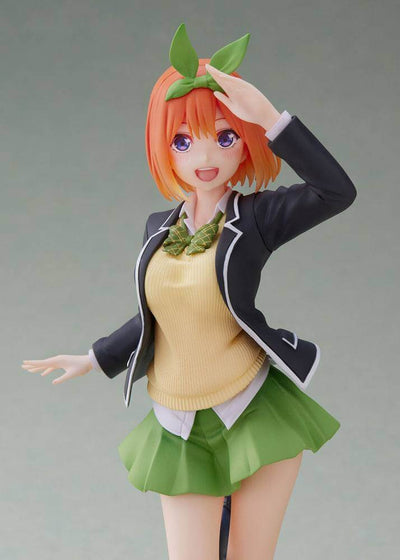 The Quintessential Quintuplets PVC Statue Yotsuba Nakano Uniform Ver. Renewal Edition 20cm - Scale Statue - Taito - Hobby Figures UK