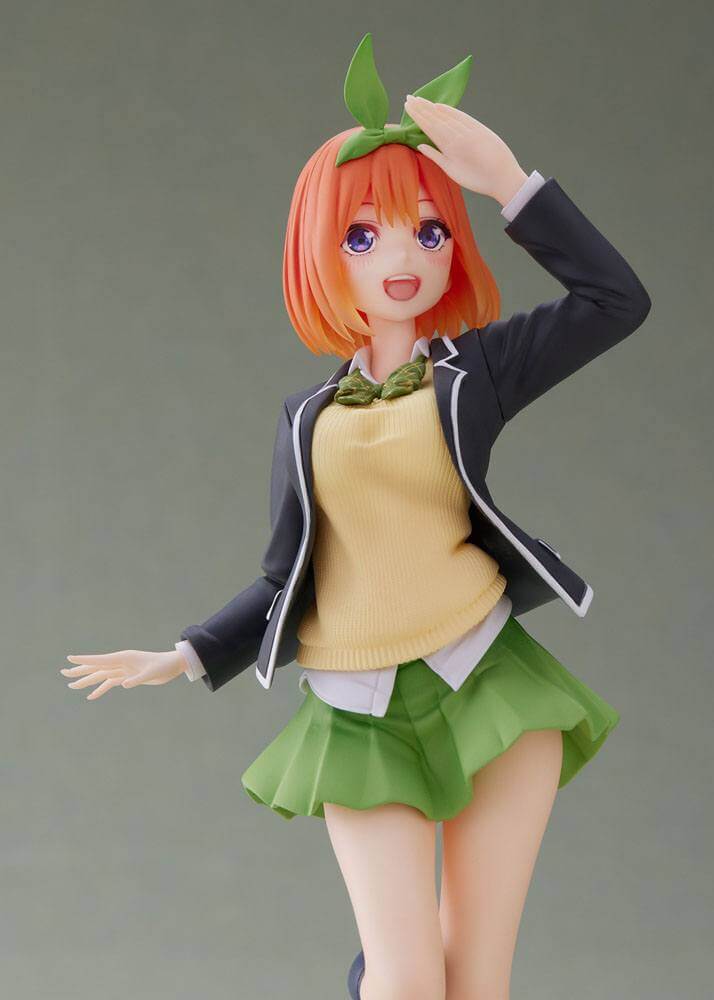 The Quintessential Quintuplets PVC Statue Yotsuba Nakano Uniform Ver. Renewal Edition 20cm - Scale Statue - Taito - Hobby Figures UK