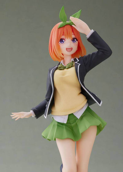 The Quintessential Quintuplets PVC Statue Yotsuba Nakano Uniform Ver. Renewal Edition 20cm - Scale Statue - Taito - Hobby Figures UK