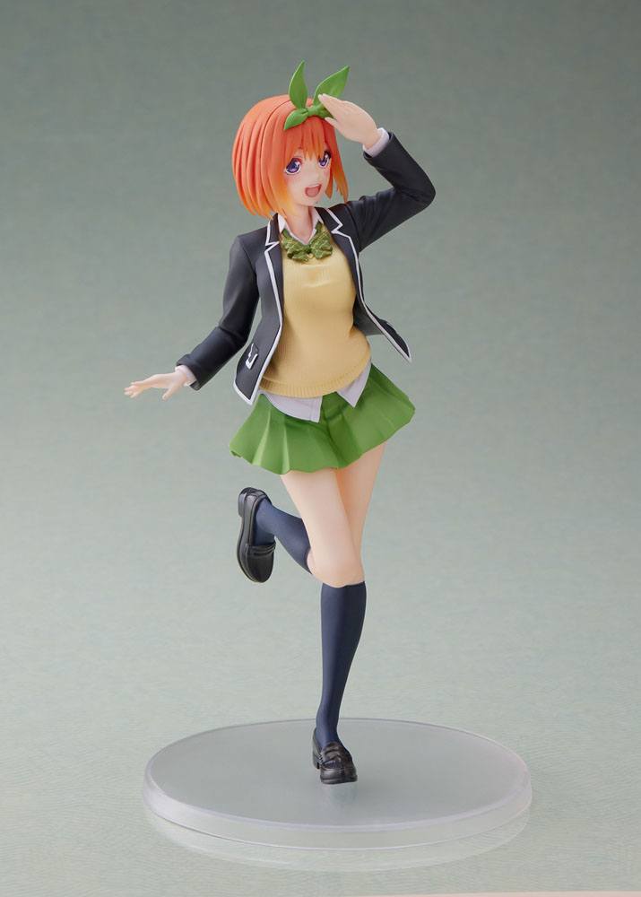 The Quintessential Quintuplets PVC Statue Yotsuba Nakano Uniform Ver. Renewal Edition 20cm - Scale Statue - Taito - Hobby Figures UK