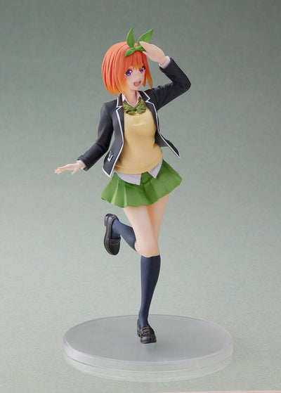 The Quintessential Quintuplets PVC Statue Yotsuba Nakano Uniform Ver. Renewal Edition 20cm - Scale Statue - Taito - Hobby Figures UK