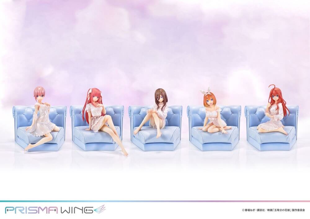 Prisma Wing Nakano Yotsuba 1/7 Scale Figure - The Quintessential Quintuplets, Negligee Ver. With Sofa - View #10