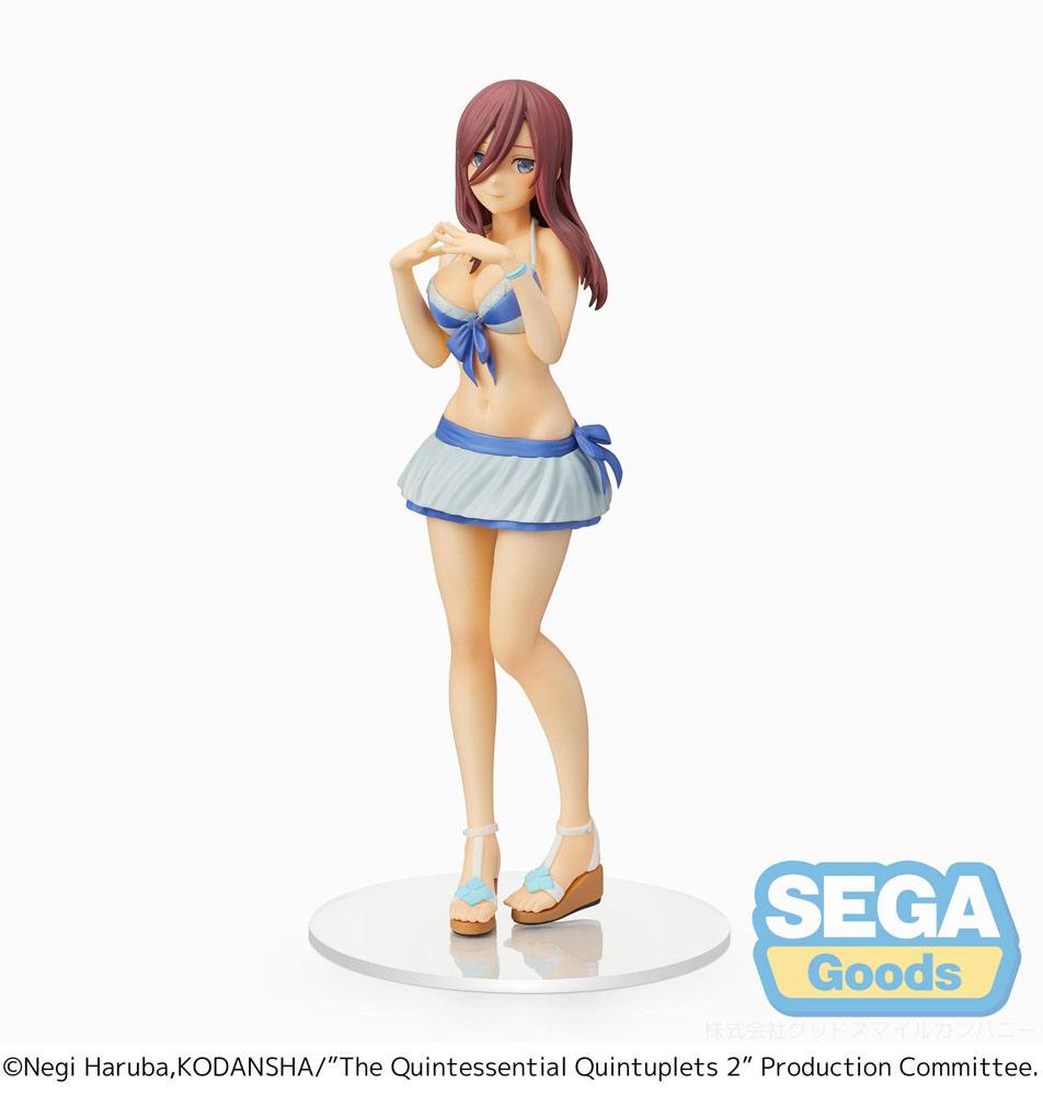 The Quintessential Quintuplets SPM PVC Statue Miku Nakano 19cm - Scale Statue - Sega - Hobby Figures UK