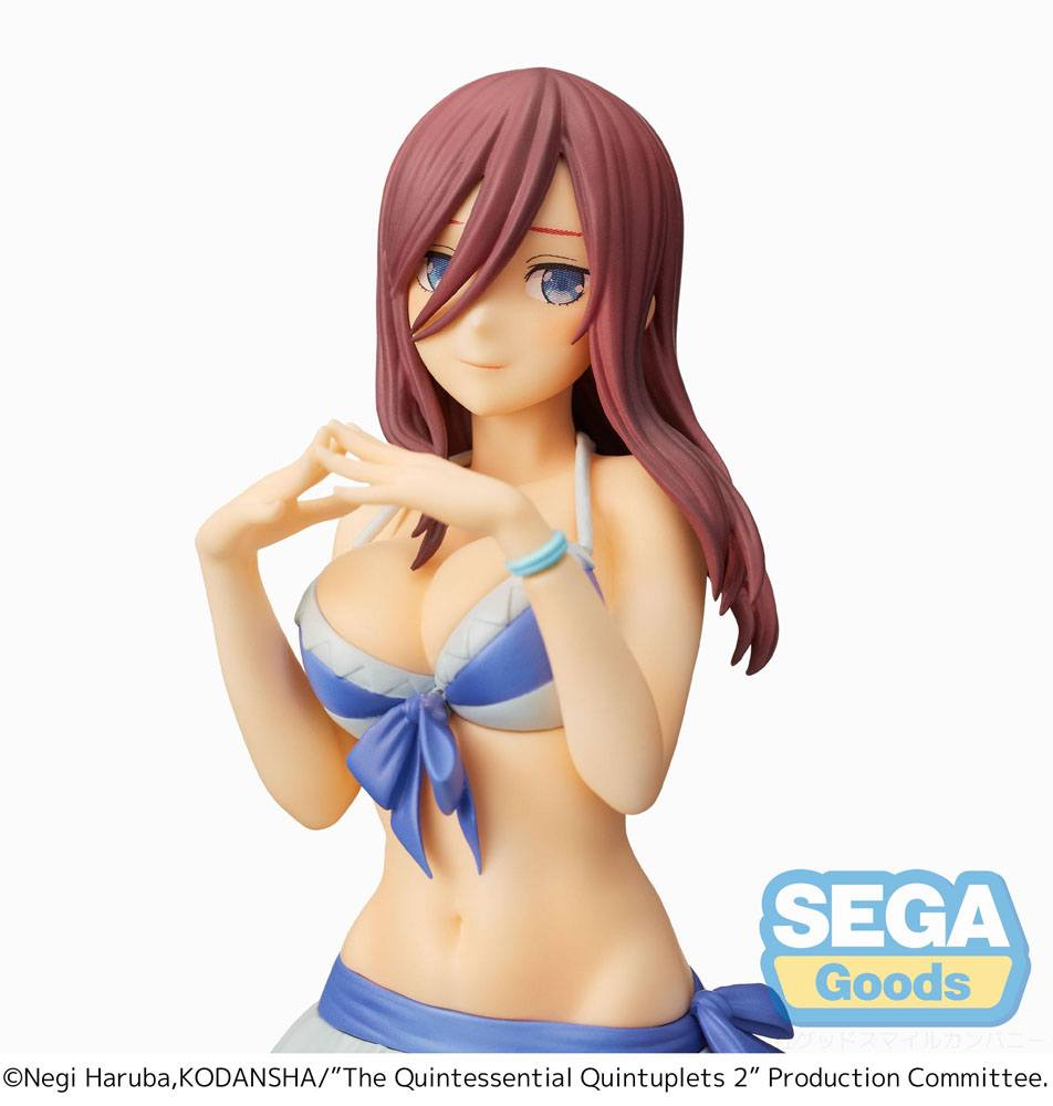 The Quintessential Quintuplets SPM PVC Statue Miku Nakano 19cm - Scale Statue - Sega - Hobby Figures UK