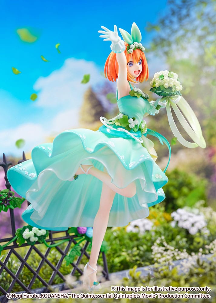 The Quintessential Quintuplets: The Movie PVC Statue 1/7 Yotsuba Nakano Floral Dress Ver. 26cm - Scale Statue - Estream - Hobby Figures UK