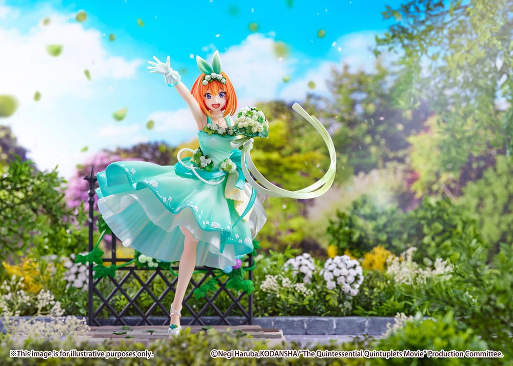 The Quintessential Quintuplets: The Movie PVC Statue 1/7 Yotsuba Nakano Floral Dress Ver. 26cm - Scale Statue - Estream - Hobby Figures UK