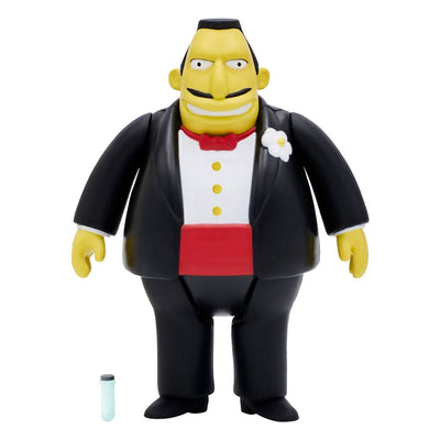 The Simpsons ReAction Action Figure Wave 1 McBain - Senator Mendoza 10cm - Action Figures - Super7 - Hobby Figures UK
