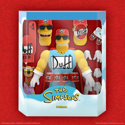 The Simpsons Ultimates Action Figure Duffman 18cm - Action Figures - Super7 - Hobby Figures UK