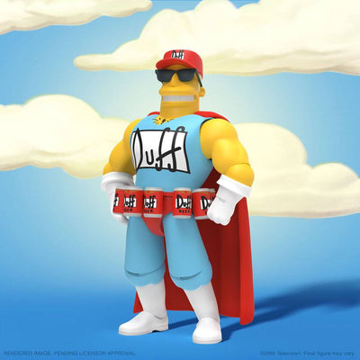 The Simpsons Ultimates Action Figure Duffman 18cm - Action Figures - Super7 - Hobby Figures UK