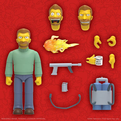 The Simpsons Ultimates Action Figure Hank Scorpio 18cm - Action Figures - Super7 - Hobby Figures UK
