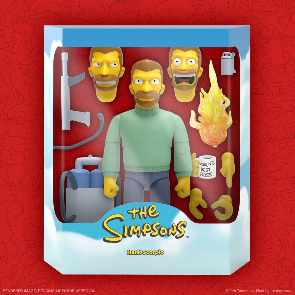The Simpsons Ultimates Action Figure Hank Scorpio 18cm - Action Figures - Super7 - Hobby Figures UK