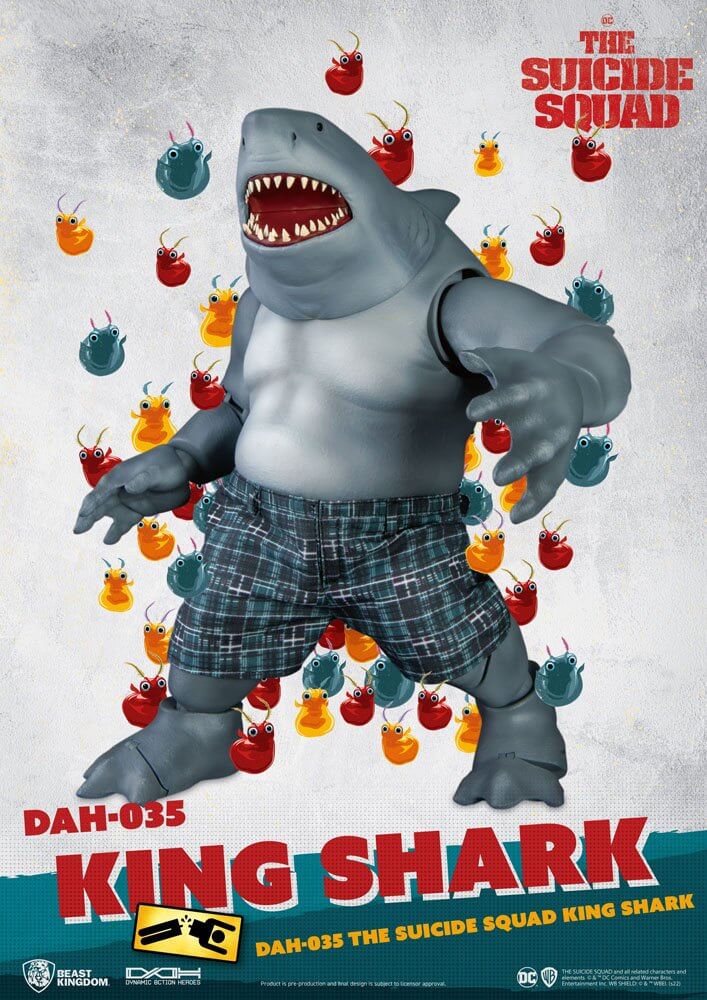 The Suicide Squad Dynamic 8ction Heroes Action Figure 1/9 King Shark 21cm - Action Figures - Beast Kingdom Toys - Hobby Figures UK